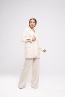 SET SACOU + PANTALONI HEIRESS & LEGACY IVORY