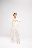 SET SACOU + PANTALONI HEIRESS & LEGACY IVORY