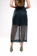 SKIRT DEEP GREEN SEA VEIL + INNER LINING SKIRT
